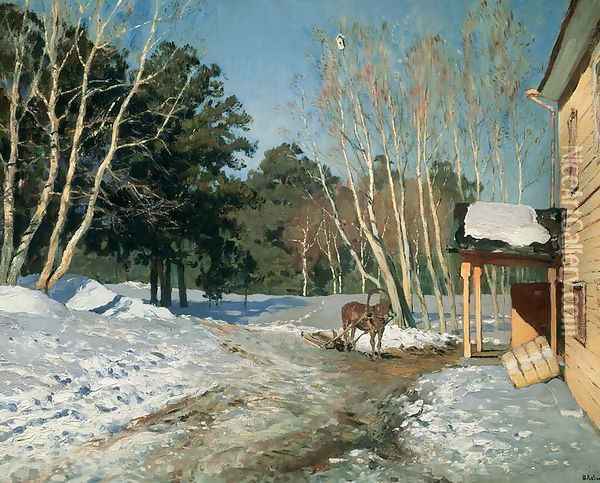 Winter Landscape, 1895 Oil Painting - Isaak Ilyich Levitan