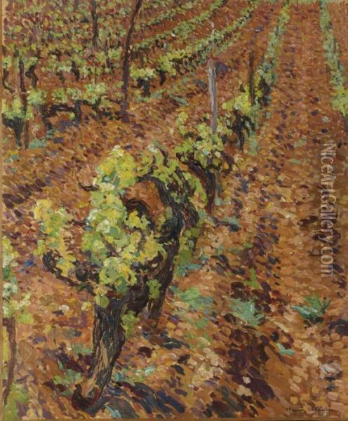Vignes Dans Le Lot Oil Painting - Henri Martin