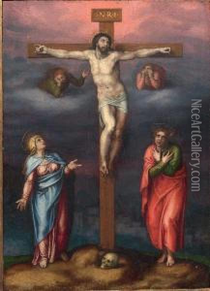 Crocifissione Oil Painting - Marcello Venusti