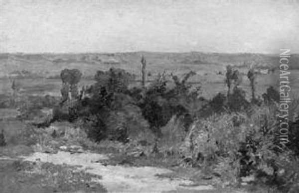 Weite Sudfranzosische Landschaft Oil Painting - Ernest Auguste Le Villain