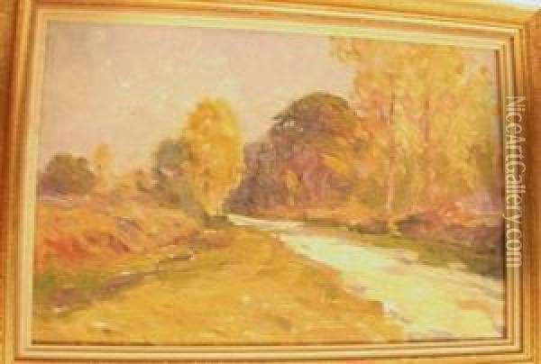 Paysage D'automne Oil Painting - Maurice Moisset