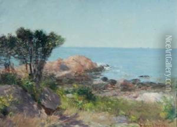 Coastal Scene Oil Painting - Frederick Porter Vinton