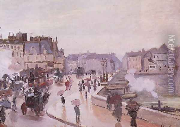 The Pont Neuf Oil Painting - Claude Oscar Monet