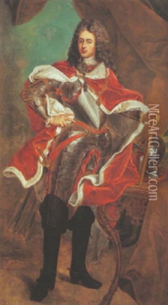 Portrait De Francois-hugues-emmanuel-ignace, Prince De Nassau-siegen Oil Painting - Francois Eisen