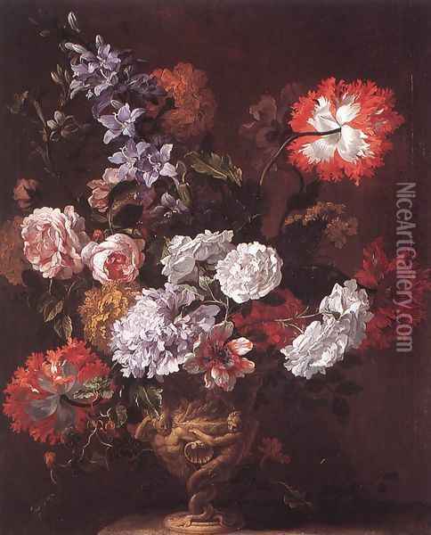 Flower Piece - 1 Oil Painting - Jan-baptist Bosschaert