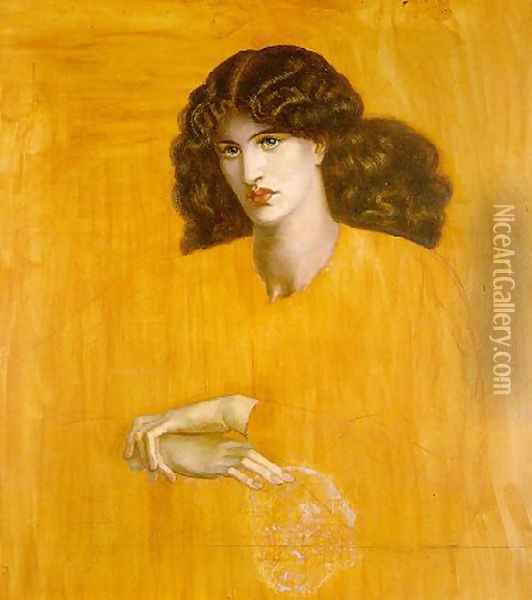 La Donna Della Finestra I Oil Painting - Dante Gabriel Rossetti