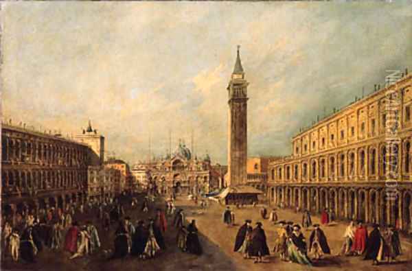 The Basilica di San Marco, Venice Oil Painting - Francesco Guardi