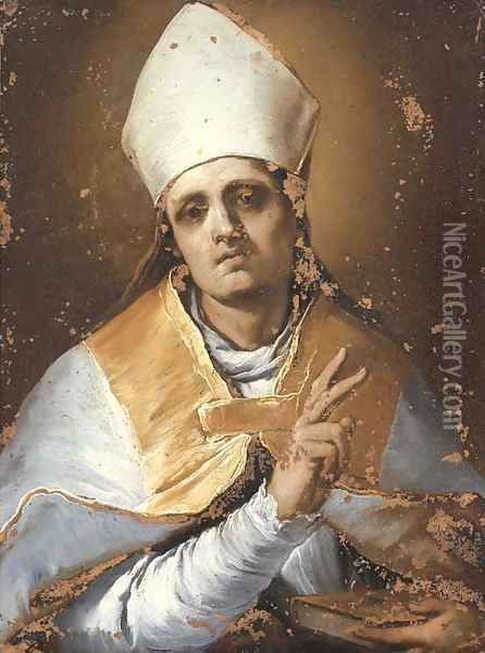 Saint Januarius Oil Painting - Giacomo del Po