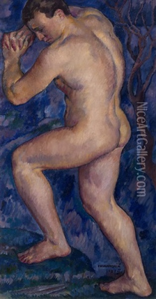 Nude Oil Painting - Ignati Ignatevich Nivinsky