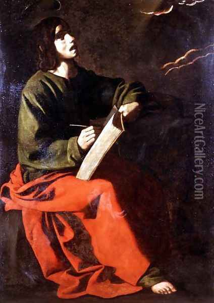 St. John the Evangelist Oil Painting - Francisco De Zurbaran