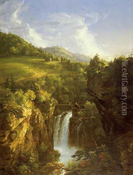 Genesee Scenery Oil Painting - Thomas Cole