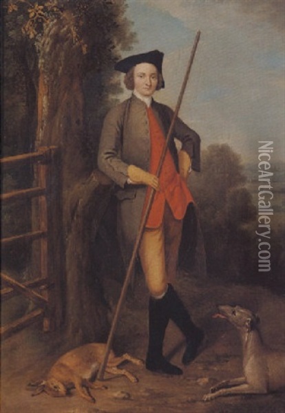 Portrait Of William, Son Of Thomas Player Oil Painting - Arthur Devis