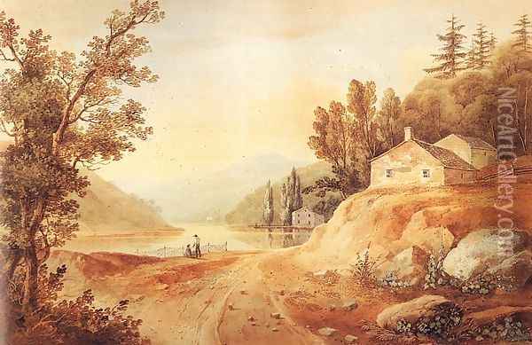 View Near Fishkill Oil Painting - William Guy Wall