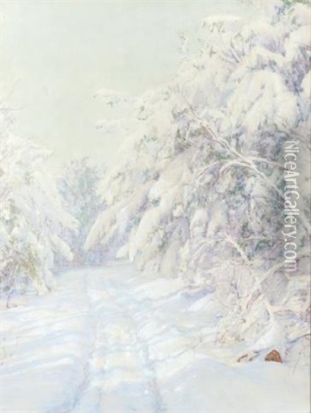 White Morning Oil Painting - Walter Launt Palmer