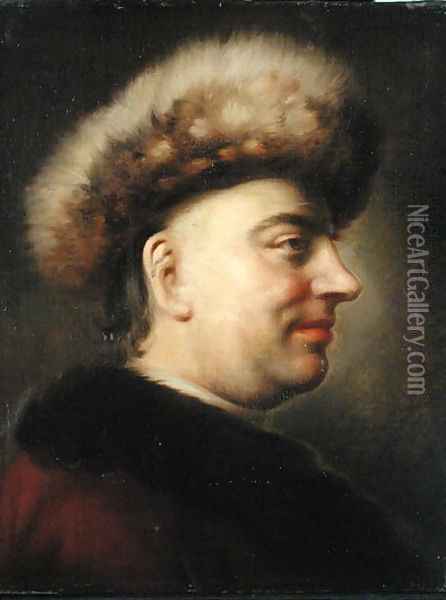 Portrait of the Senator and Poet, Barthold Heinrich Brockes 1680-1747 Oil Painting - Dominicus Van der Smissen