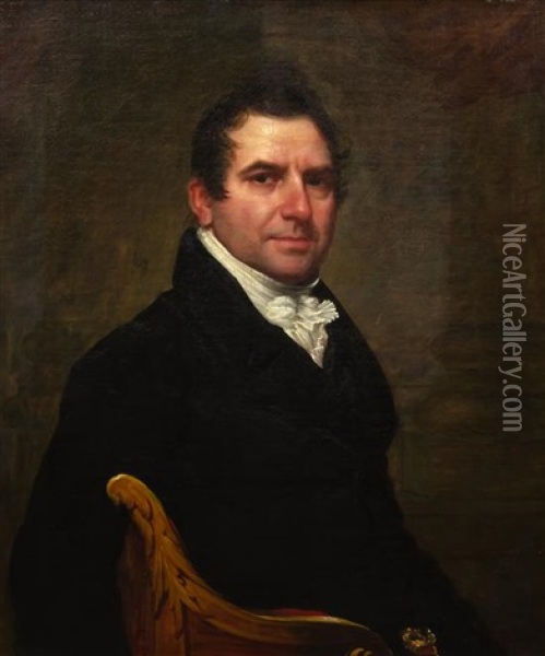 Portrait Of Cornelius Heyer Oil Painting - Samuel Lovett Waldo