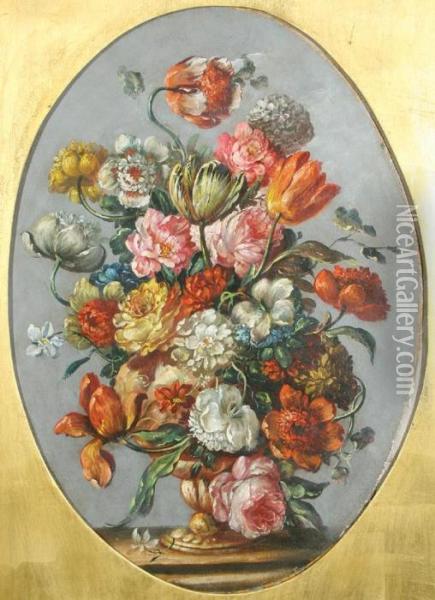 Floral Still Lifes Oil Painting - Francesco Guardi