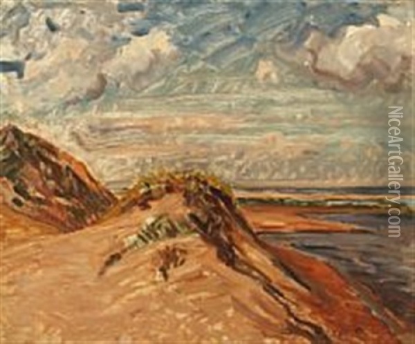 Klitten, Tisvilde Oil Painting - Albert Gottschalk