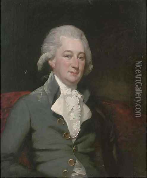 Portrait of a gentleman 2 Oil Painting - Gilbert Stuart
