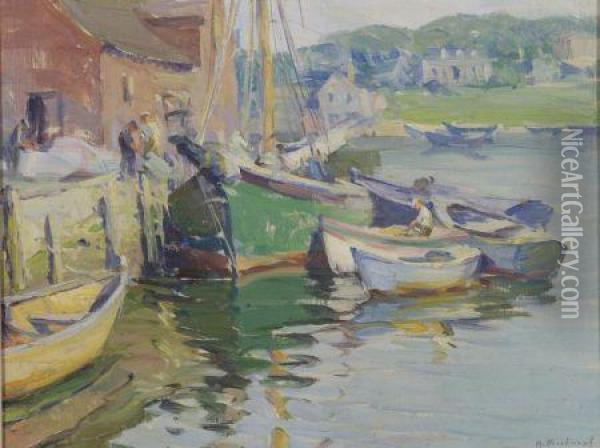 Chester, Nova Scotia Oil Painting - Mabel May Woodward