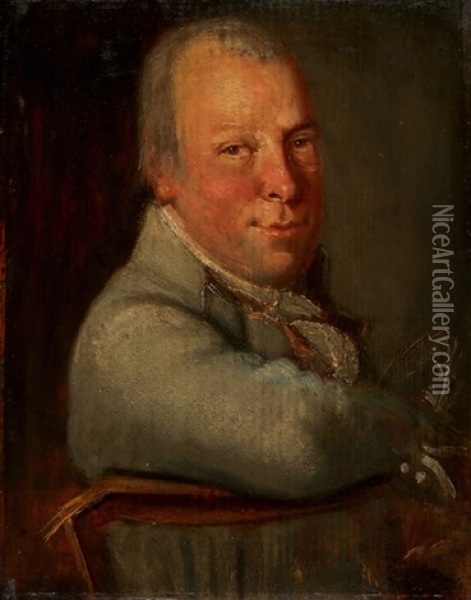 Portrat Des Joseph Lindegger Von Geuensee Oil Painting - Joseph Reinhart