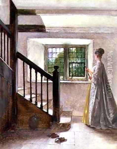Interior at Haddon Hall Oil Painting - William Fettes Douglas