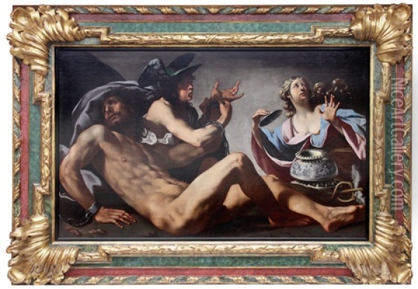 Der Gefesselte Prometheus / Prometeo Incatenato Oil Painting - Luca Ferrari
