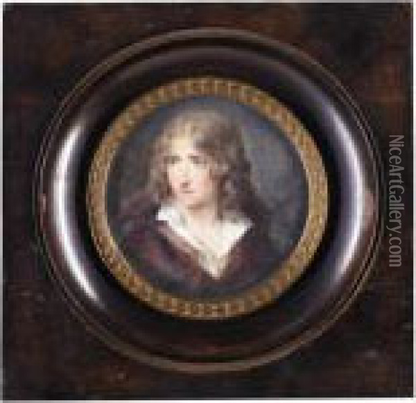Portrait Of A Gentleman Oil Painting - Jean Baptiste Isabey