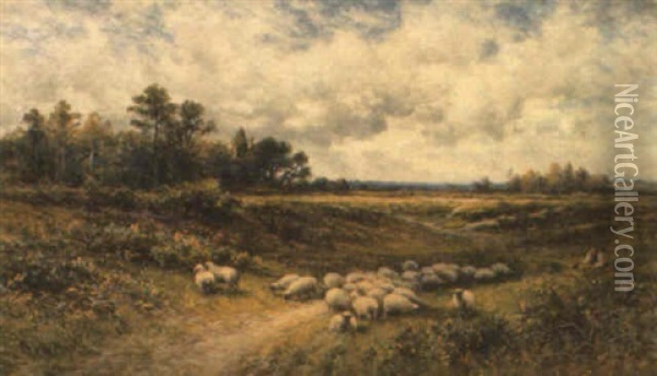 The Shepherd's Rest Oil Painting - Alfred Augustus Glendening Sr.
