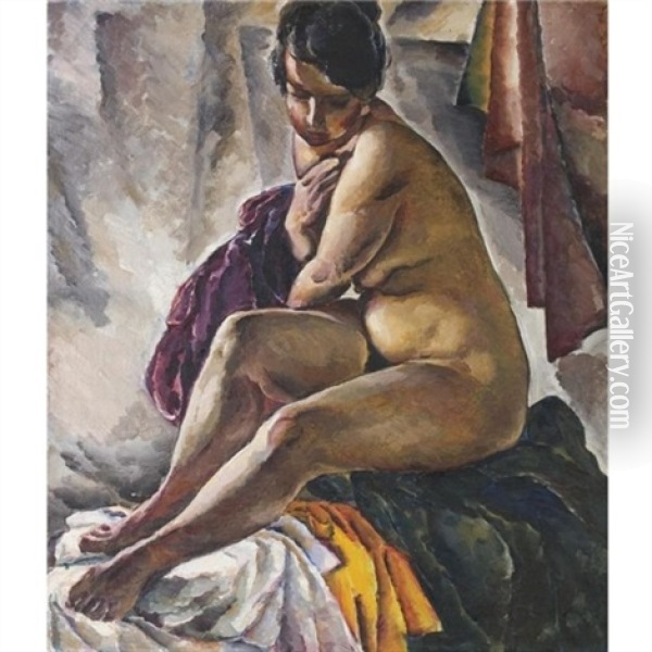 Nude Oil Painting - Aleksei Ilych Kravchenko
