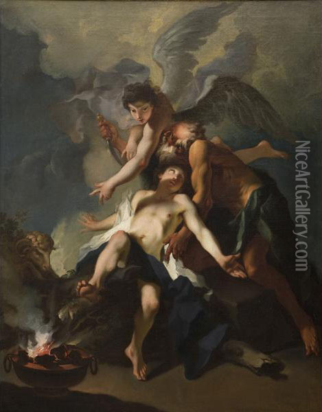 Sacrificio Di Isacco Oil Painting - Giambettino, Giov. Cignaroli B