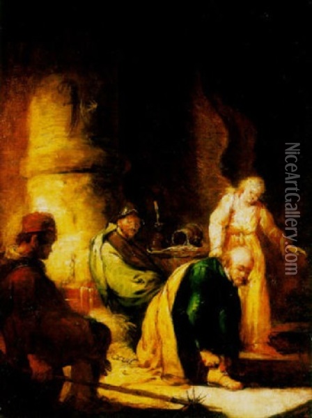 The Liberation Of Saint Peter Oil Painting - Joos van Craesbeeck