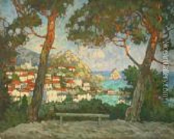 Capri Oil Painting - Konstantin Ivanovich Gorbatov