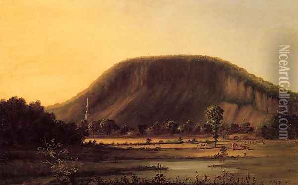 West Rock, New Haven Oil Painting - George Henry Durrie
