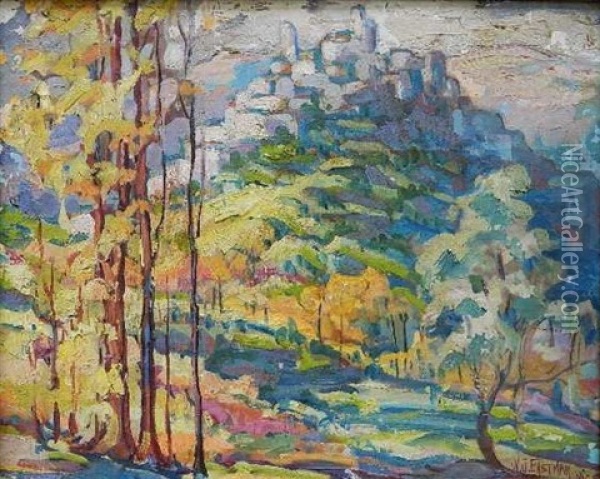 Fall Landscape Oil Painting - William Joseph Eastman