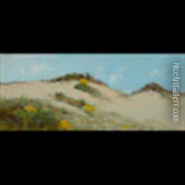 Untitled - Marin Sand Dunes Oil Painting - Charles Dorman Robinson
