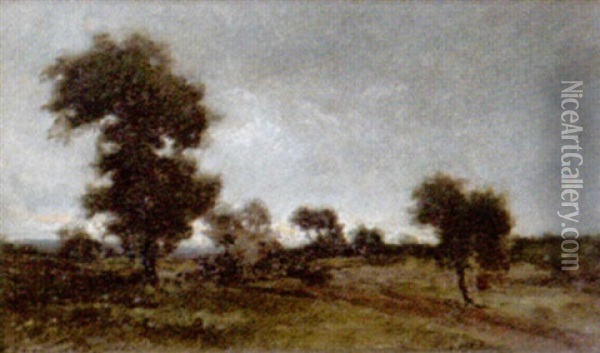 Landschaft Oil Painting - Auguste Boulard Jr.