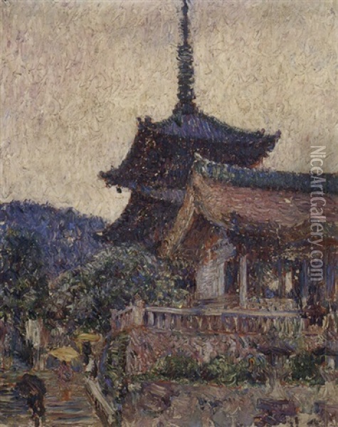 Kyoto Oil Painting - Torajiro Kojima