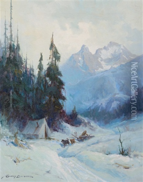 The Alaska Trail Oil Painting - Sydney Mortimer Laurence