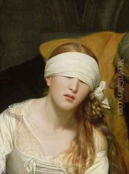 The Execution of Lady Jane Grey 2 Oil Painting - Hippolyte (Paul) Delaroche