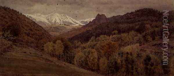 In the Puy-de-Dome Oil Painting - George Price Boyce