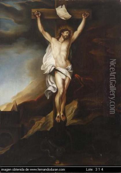 Cristo En La Cruz Oil Painting - Sir Anthony Van Dyck