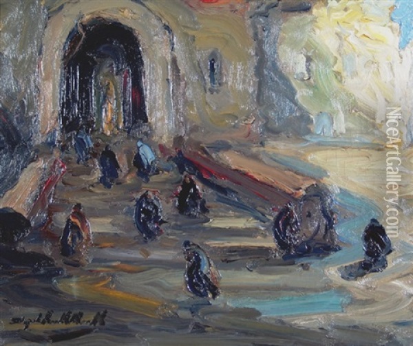 Los Penitentes Oil Painting - Stephen Robert Koekkoek