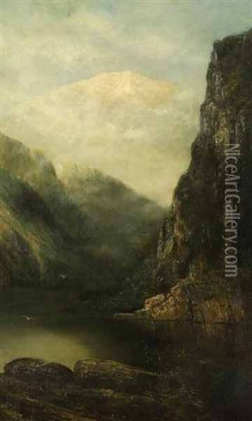 Mendenhall Glacier, Alaska Oil Painting - Charles Jay Taylor