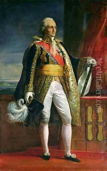 Bon Adrien Jeannot de Moncey (1754-1842) Duc de Conegliano Oil Painting - Jacques Luc Barbier-Walbonne