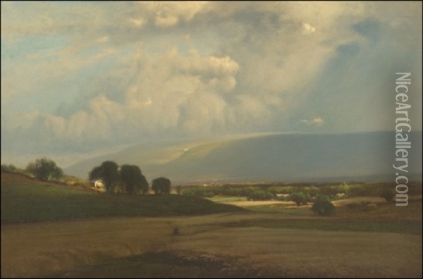 The Passing Shower Oil Painting - George Inness