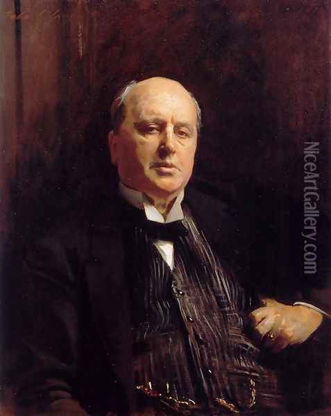 Portrait of Henry James Oil Painting - John Singer Sargent