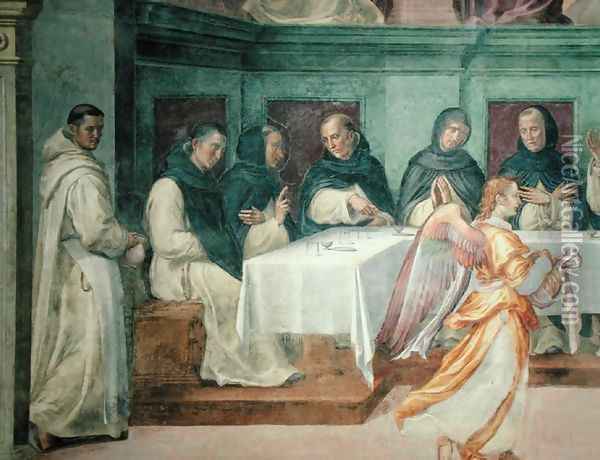 The Last Supper, from the San Marco Refectory 2 Oil Painting - Bartolommeo Sogliani