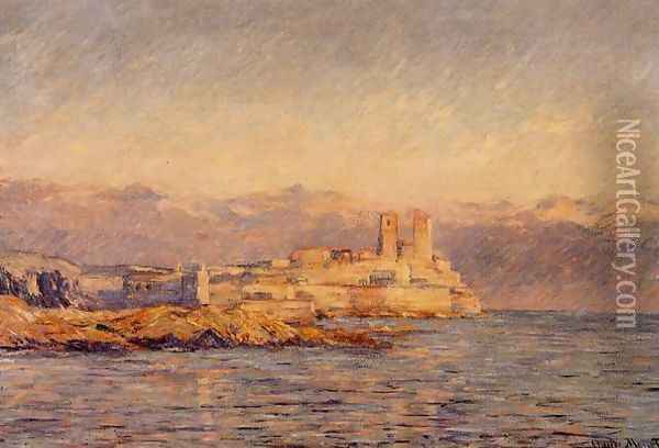 The Castle In Antibes Oil Painting - Claude Oscar Monet