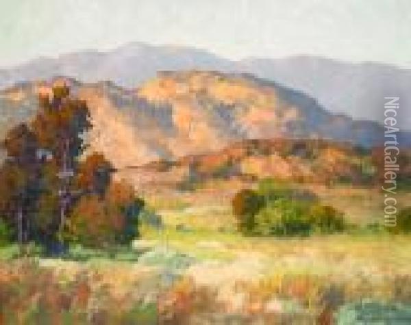 Hills And Mountains Oil Painting - Maurice Braun